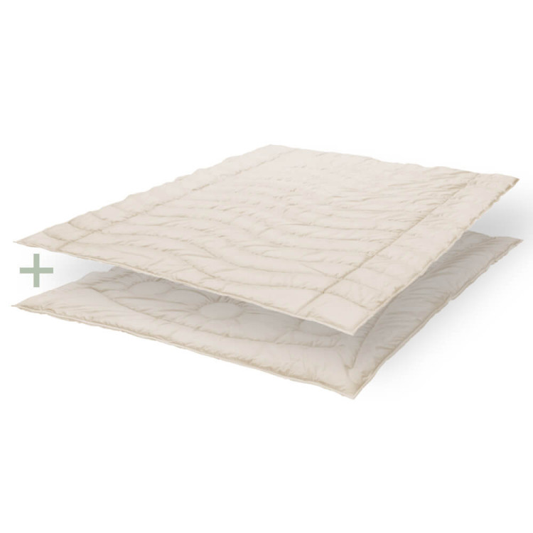HUESLER NEST Couette 4 saisons en laine vierge 