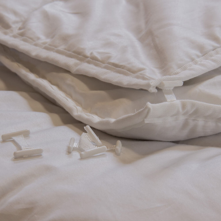 HUESLER NEST Couette 4 saisons en coton et lin - Pack de 2 duvets